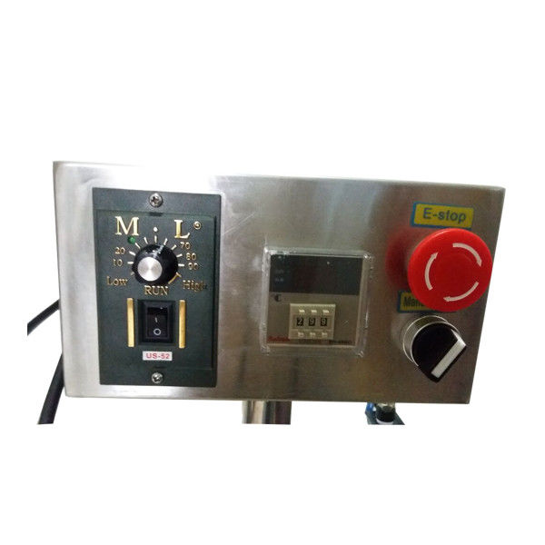 Pneumatic Semi Auto Liquid Paste Oil Sauce Honey Shampoo Mesin Pengisian Dengan Pemanas Dan Mixer