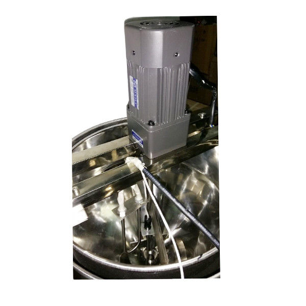 Pneumatic Semi Auto Liquid Paste Oil Sauce Honey Shampoo Mesin Pengisian Dengan Pemanas Dan Mixer
