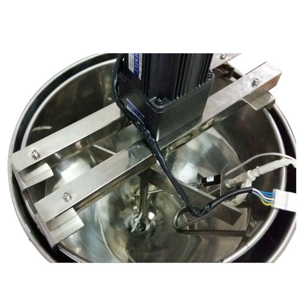 Pneumatic Semi Auto Liquid Paste Oil Sauce Honey Shampoo Mesin Pengisian Dengan Pemanas Dan Mixer