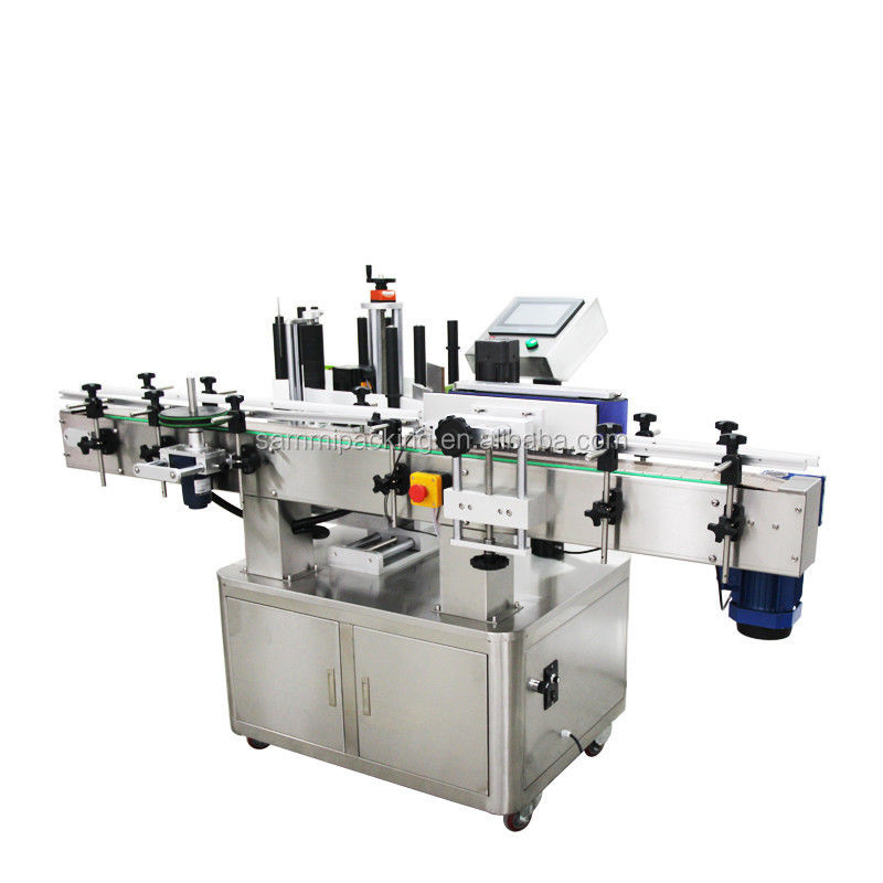 Perlengkapan Pengepakan Sticker Label Applicator Ampuul Air Vial Otomatis Mesin Label Botol Kaca Bulat