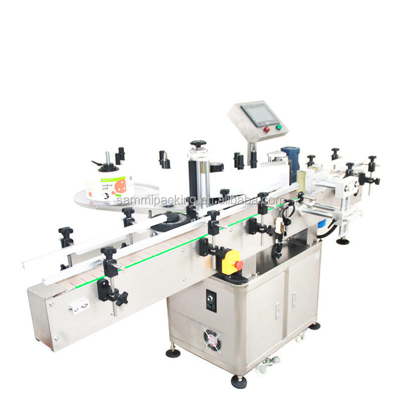 Perlengkapan Pengepakan Sticker Label Applicator Ampuul Air Vial Otomatis Mesin Label Botol Kaca Bulat