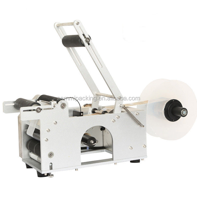 Bottle Round Semi Automatic Labeling Machine Electric Driven Type Multipurpose
