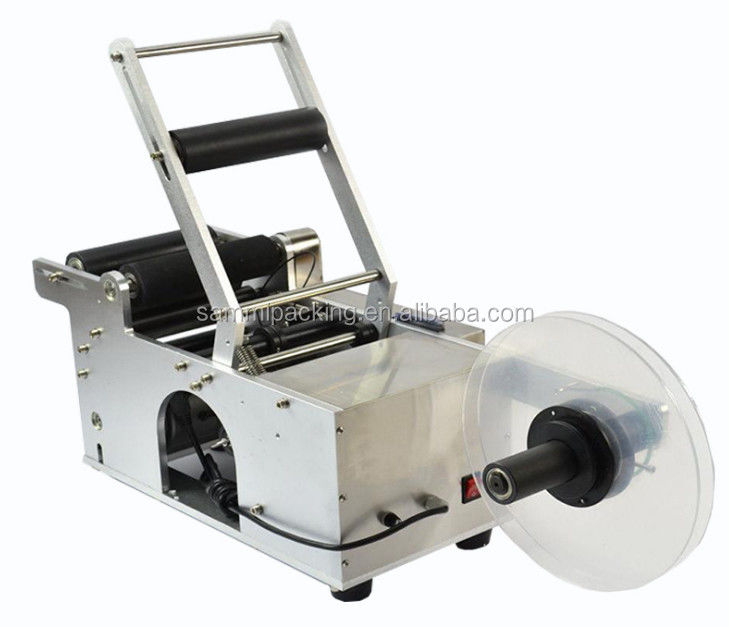 Bottle Round Semi Automatic Labeling Machine Electric Driven Type Multipurpose