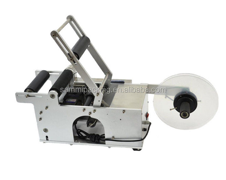 Bottle Round Semi Automatic Labeling Machine Electric Driven Type Multipurpose