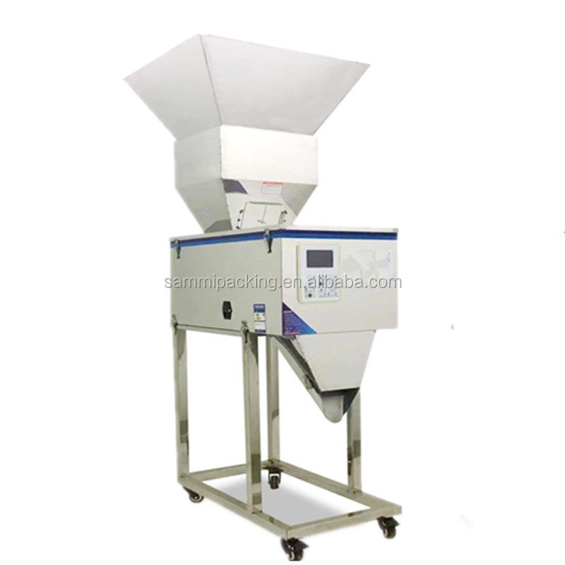 Vibration Tea Weighing Machine, Semi Auto Powder Filling Machine Untuk Tas Teh