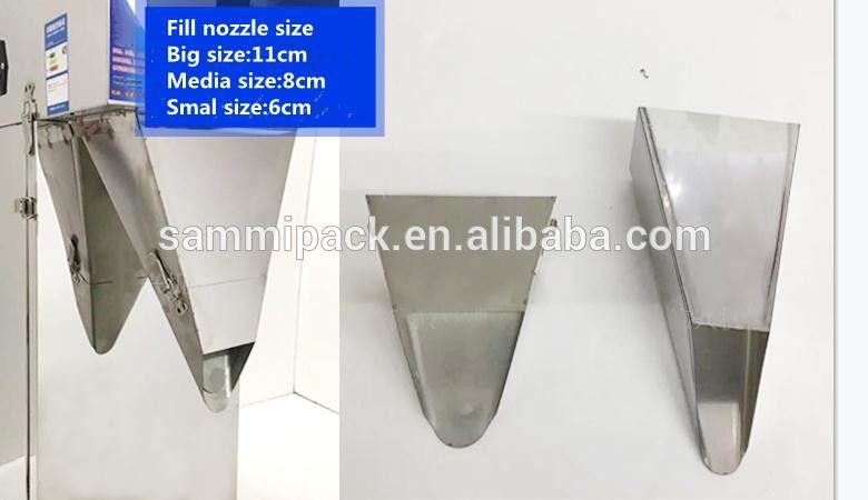Vibration Tea Weighing Machine, Semi Auto Powder Filling Machine Untuk Tas Teh