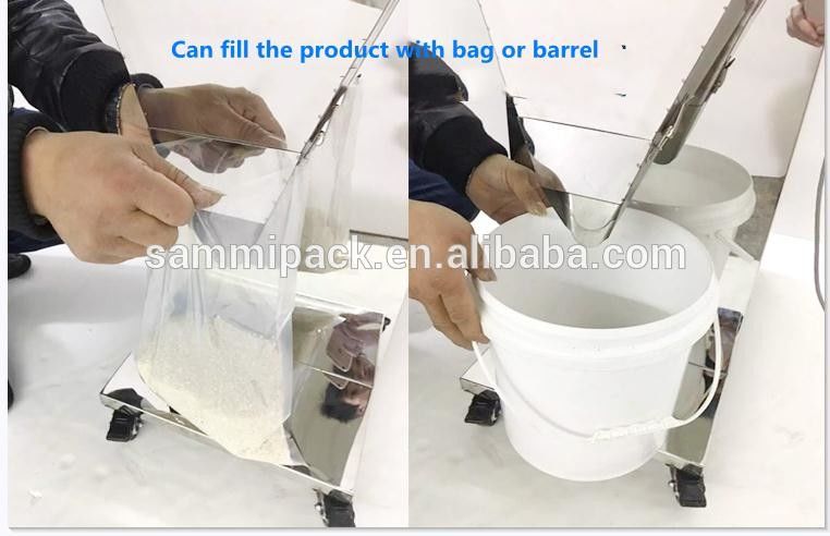 Vibration Tea Weighing Machine, Semi Auto Powder Filling Machine Untuk Tas Teh