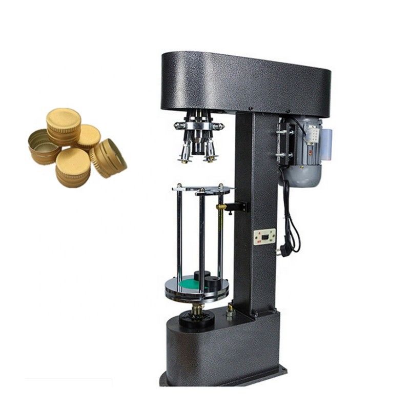 High Precision Semi Automatic Ropp Capping Machine Untuk Botol Wiski Anggur Tutup Aluminium