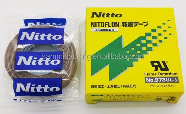 Nitto 973UL Nitto 903 PTFE Fiberglass Tape Film Tape untuk Sealing Nitto Tape 0.13mm × 13mm × 10m 973UL-S