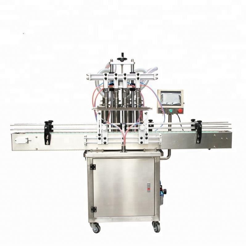 Desain Baru Semi Otomatis Minyak / Jus / Air / Madu Cairan Kaca Kaleng Botol Plastik Pengisian Packingmachine