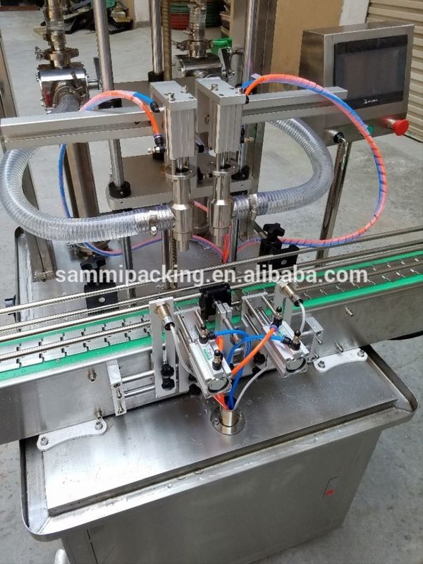 Mesin Produksi Otomatis Botol Penuh Cairan Tutup Label Baris Mesin Pengisi Minyak Baja Rostless Milk