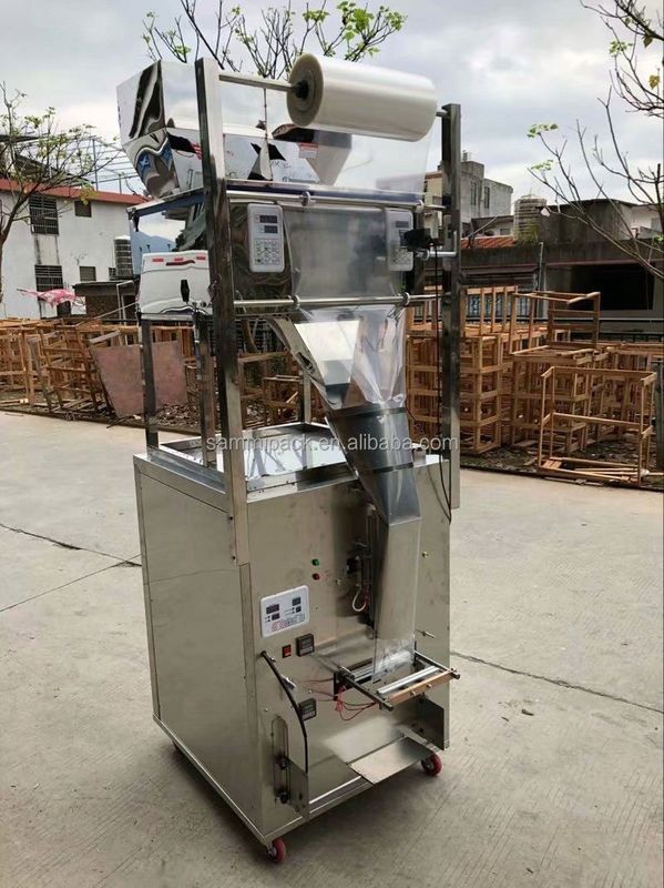 Otomatis 500-1000g Double Head Flour and Wash Powder Filling Machine Menimbang dan Kemasan Kantong untuk Makanan