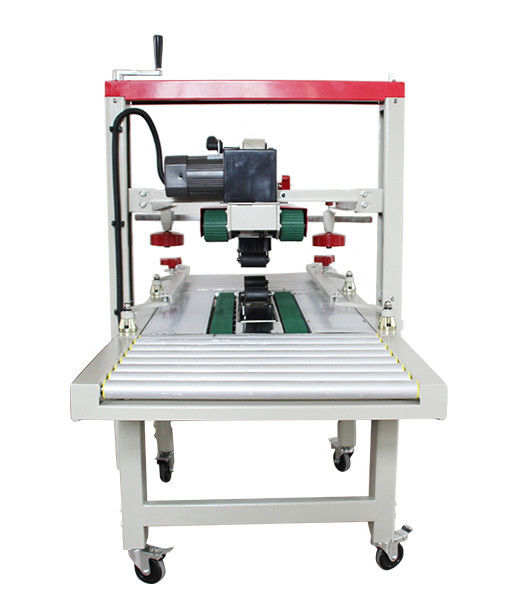 Fxj-6050 Kecepatan Tinggi Adjustable Top Bottom Tape Electric Stable Automatic Cartons Box Box Sealer Mesin Penutup Karton