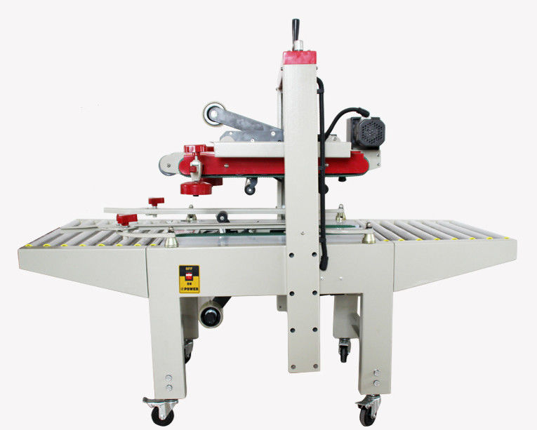 Fxj-6050 Kecepatan Tinggi Adjustable Top Bottom Tape Electric Stable Automatic Cartons Box Box Sealer Mesin Penutup Karton