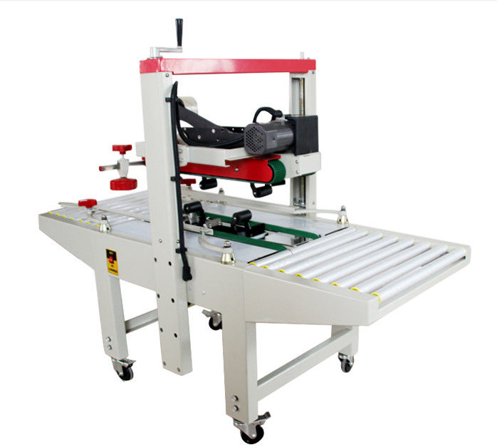 Fxj-6050 Kecepatan Tinggi Adjustable Top Bottom Tape Electric Stable Automatic Cartons Box Box Sealer Mesin Penutup Karton