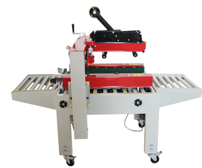 Fxj-6050 Kecepatan Tinggi Adjustable Top Bottom Tape Electric Stable Automatic Cartons Box Box Sealer Mesin Penutup Karton