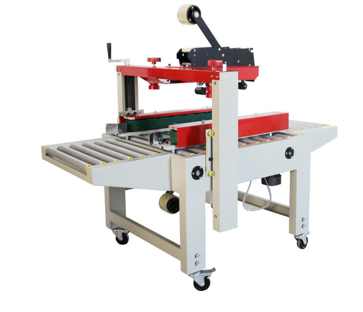 FXJ-6050 Up And Down Drive Belt Sealer Karton Dengan Mesin Penutup Karton Pita