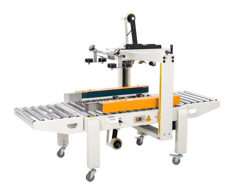 FXJ-6050 Up And Down Drive Belt Sealer Karton Dengan Mesin Penutup Karton Pita