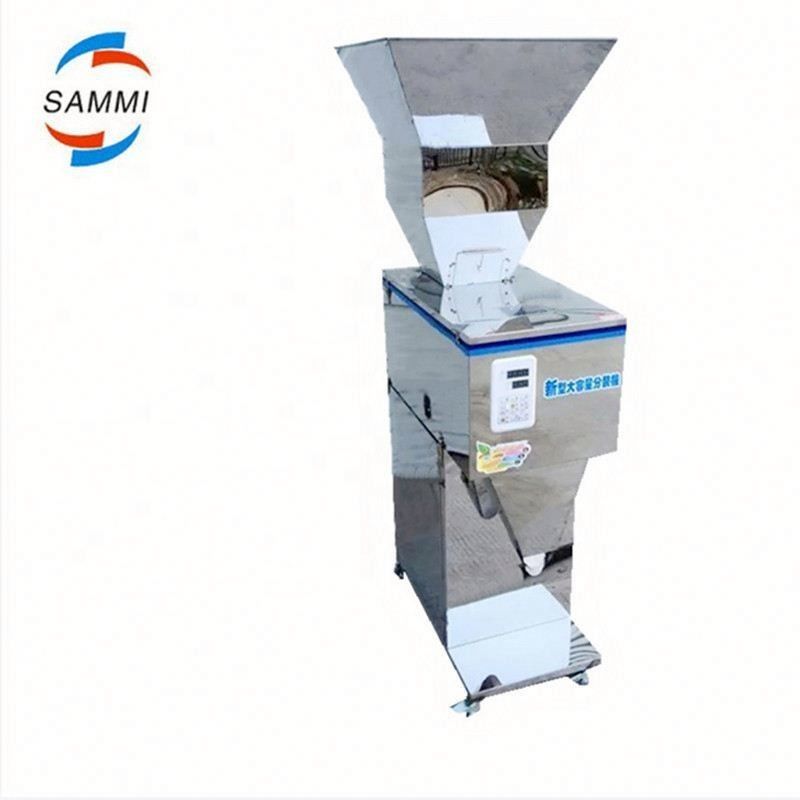 Vibration Tea Weighing Machine, Semi Automatic Weigh Filler Untuk Tas Teh Kafe