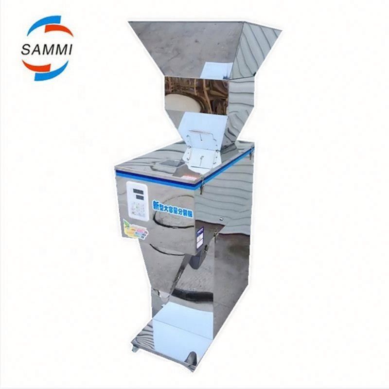 Vibration Tea Weighing Machine, Semi Automatic Weigh Filler Untuk Tas Teh Kafe