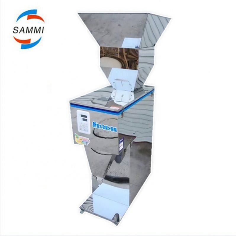Vibration Tea Weighing Machine, Semi Automatic Weigh Filler Untuk Tas Teh Kafe