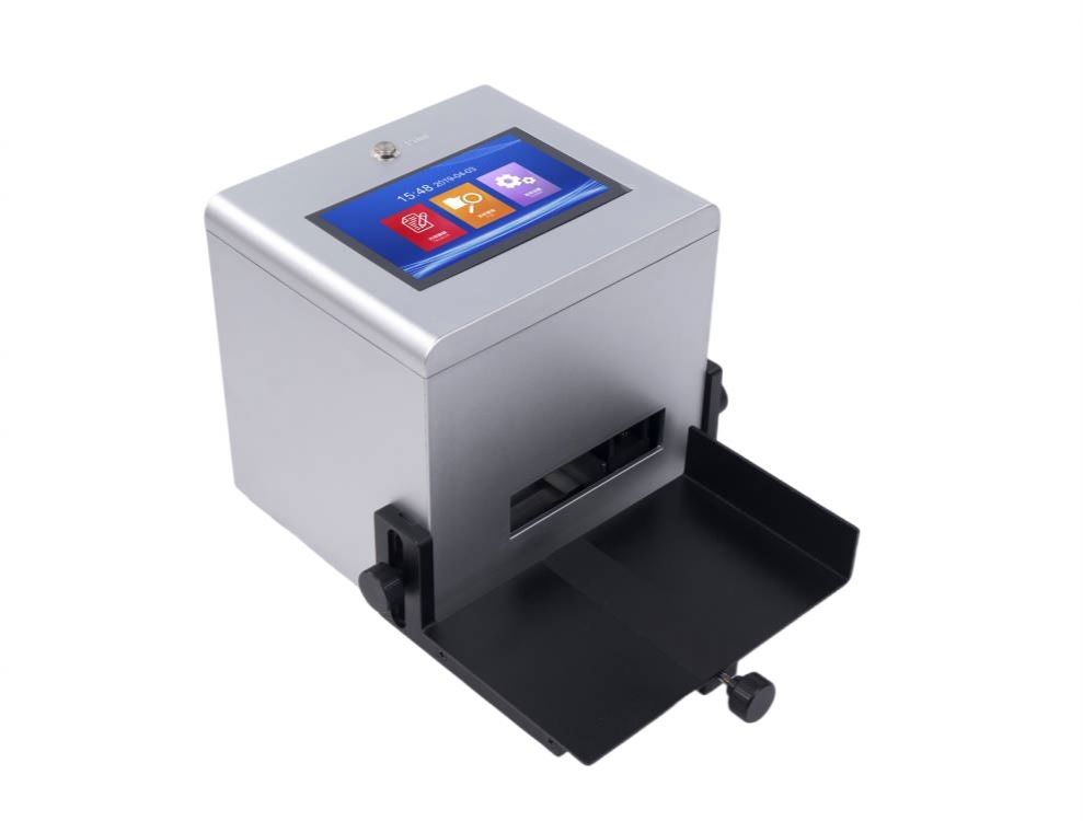 Static Date Code Inkjet Printer Mesin Cerdas Dengan 5 Inch Color Screen