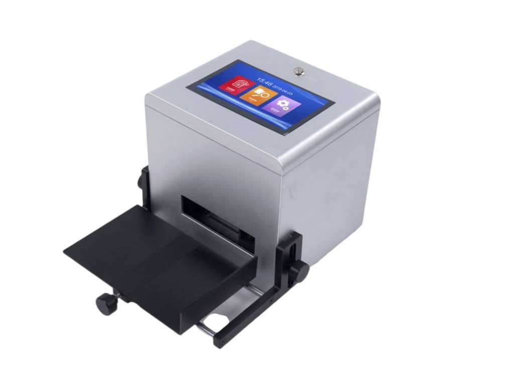 Static Date Code Inkjet Printer Mesin Cerdas Dengan 5 Inch Color Screen