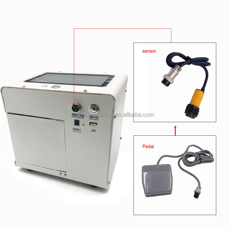 5 Inch Static Intelligent Inkjet Coder Qr Code Tanggal kadaluarsa Label Logo Printer Inkjet