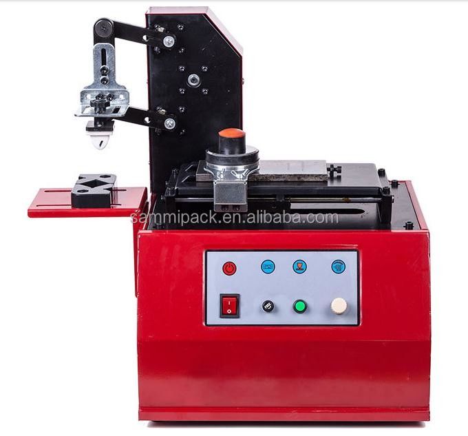 Desktop Ink Pad Printer Kode Tanggal Untuk Botol Kotak Metal TDY-300