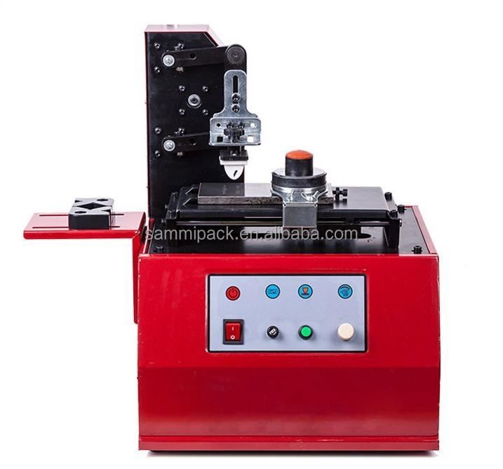 Desktop Ink Pad Printer Kode Tanggal Untuk Botol Kotak Metal TDY-300