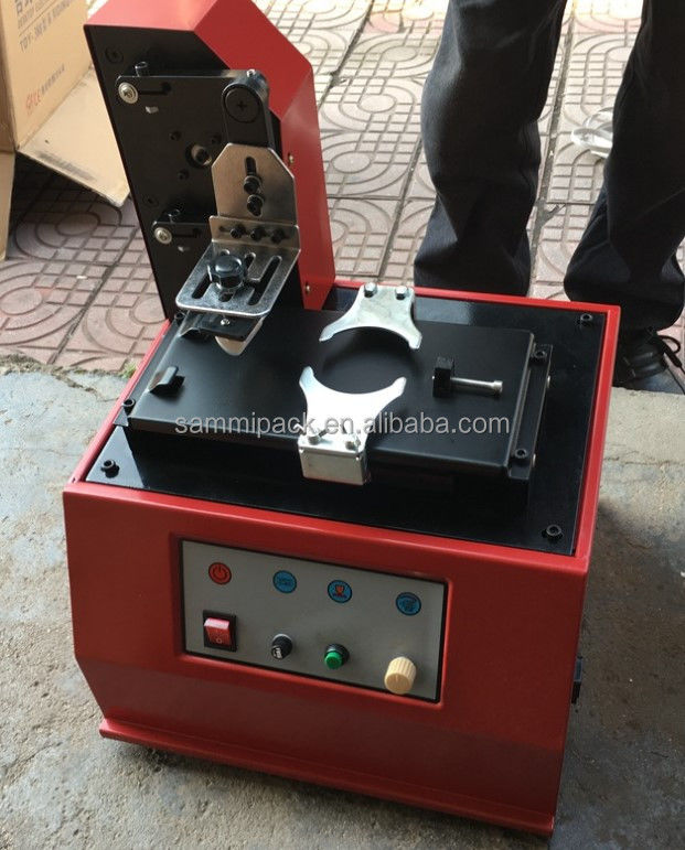 Desktop Ink Pad Printer Kode Tanggal Untuk Botol Kotak Metal TDY-300