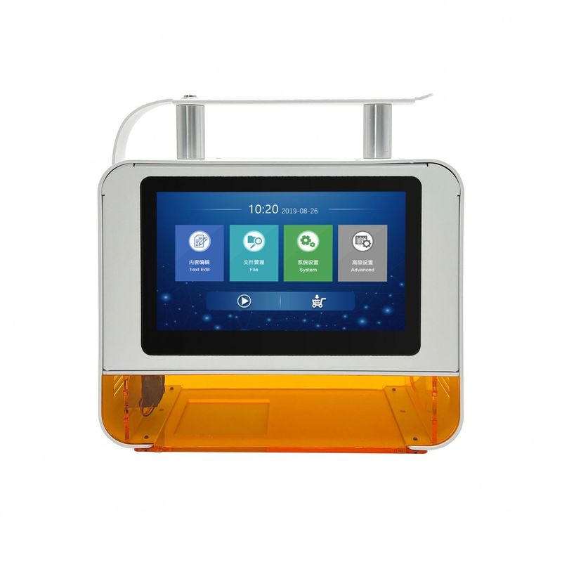 220V 50HZ Handheld Laser Marking Machine Untuk Keterlambatan Tanggal Batch Code QR Code