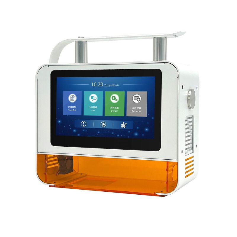 220V 50HZ Handheld Laser Marking Machine Untuk Keterlambatan Tanggal Batch Code QR Code