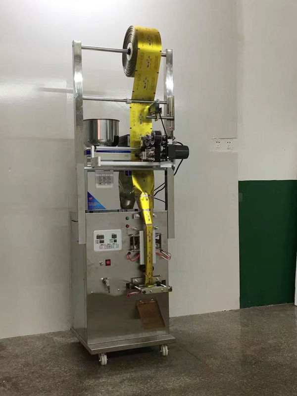 Mesin pengemasan kantong teh listrik semi-otomatis stainless steel dan bubuk pengisian dengan komponen inti motor yang andal