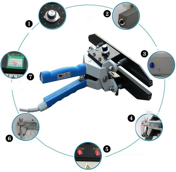 Kualitas Tinggi Baru FKR-200 Portable Hand Clamp Sealer Handheld Sealing Machine Untuk Foil Bag Kraft Paper Bag 200mm 220V