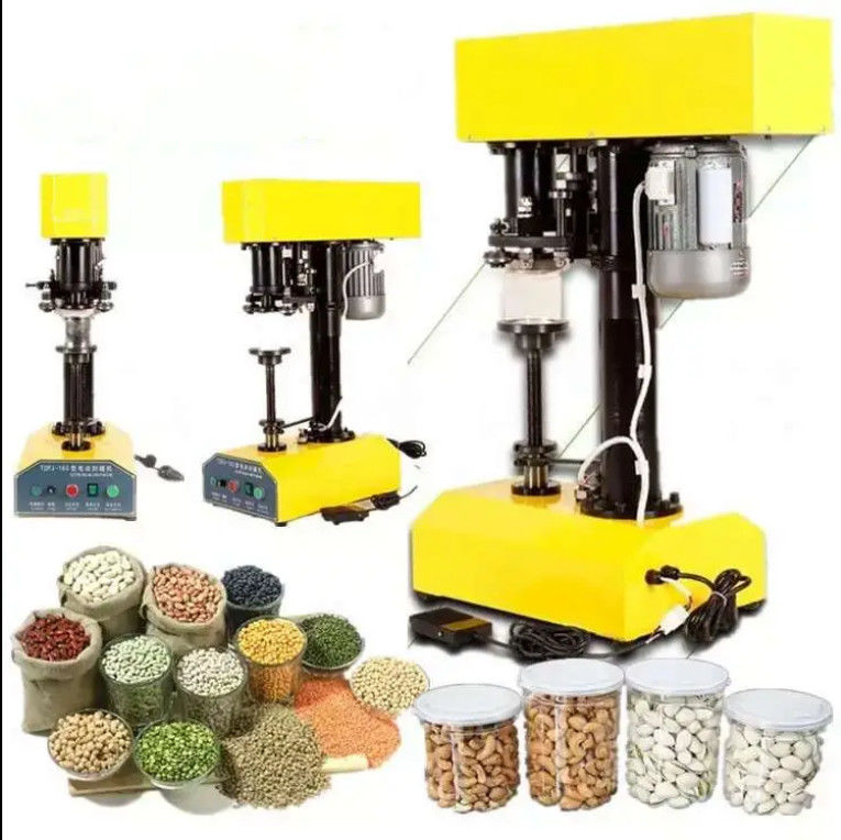 TDFJ-160 Kaleng Seamer Penutupan Tuna Pasta Tin Pet Kaleng Aluminium Penutupan Mesin jahit