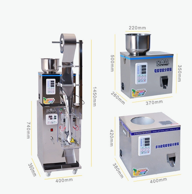 Electric Herb Flour Ginger Spices Chili Sachet Turkey Powder Packing Machine Pengisi kemasan otomatis presisi tinggi