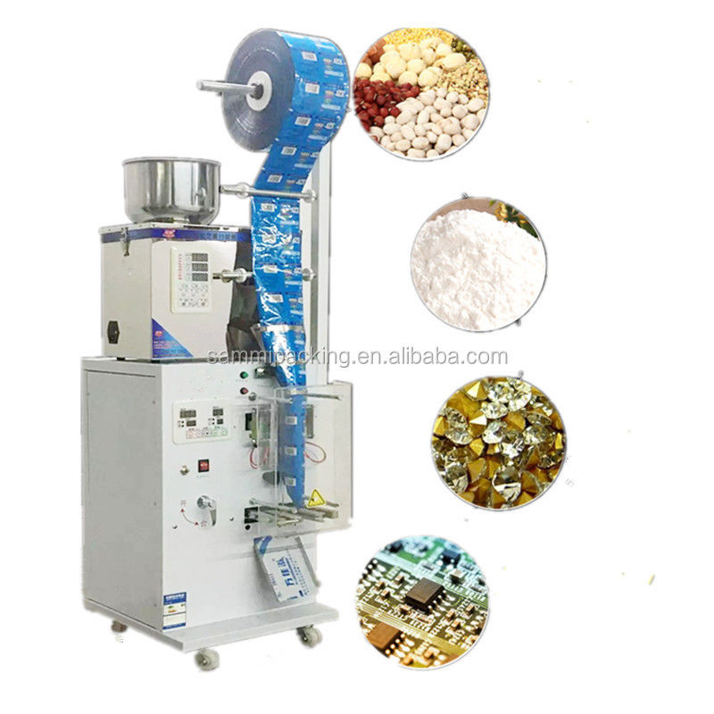 Produk Baru SMFZ-70 Otomatis Sachet Salt Filling Packing Sealing Machine Mesin Kayu Untuk Rempah-rempah Powder / kacang / biji-bijian / beras