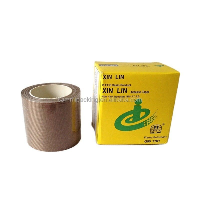 Pita serat kaca berlapis PTFE cokelat untuk pengelasan dan penyegelan Lebar sabuk 13/15/19/25/30/50MM