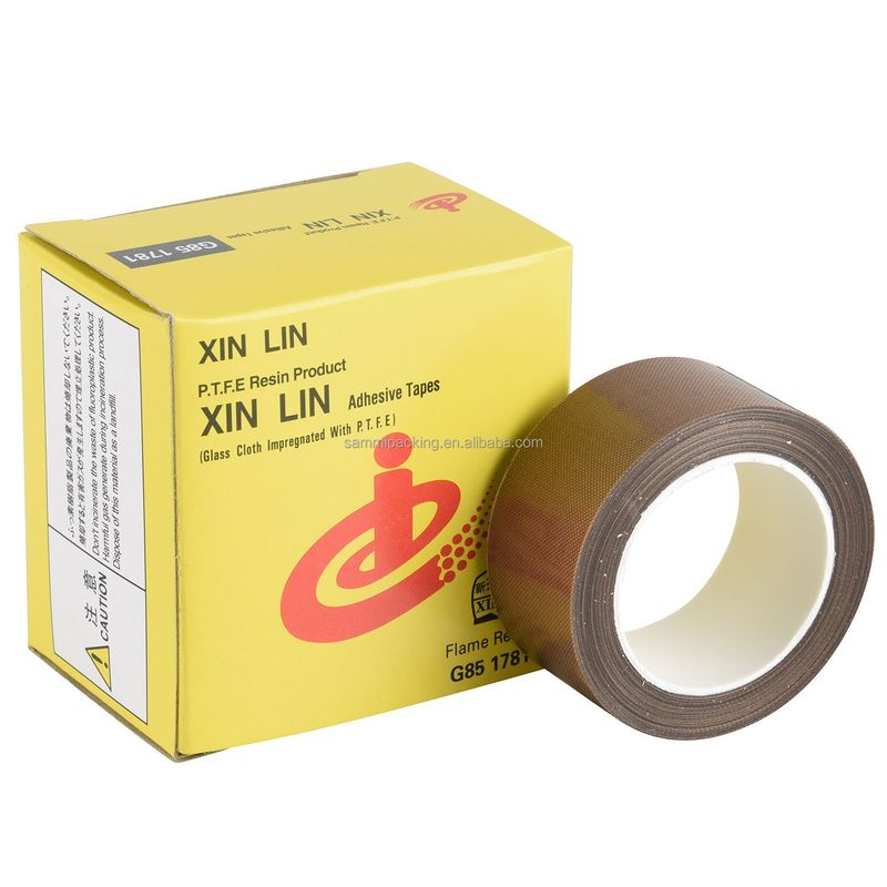 Pita serat kaca berlapis PTFE cokelat untuk pengelasan dan penyegelan Lebar sabuk 13/15/19/25/30/50MM