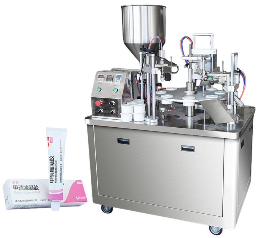 Otomatis Tube Sealer Laminate Toothpaste Lotion Otomatis Lembut Aluminium Plastik Tube Pengisian Dan Mesin Sealing