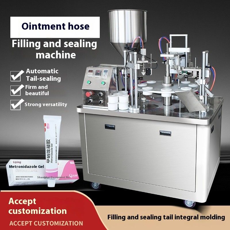 Otomatis Tube Sealer Laminate Toothpaste Lotion Otomatis Lembut Aluminium Plastik Tube Pengisian Dan Mesin Sealing