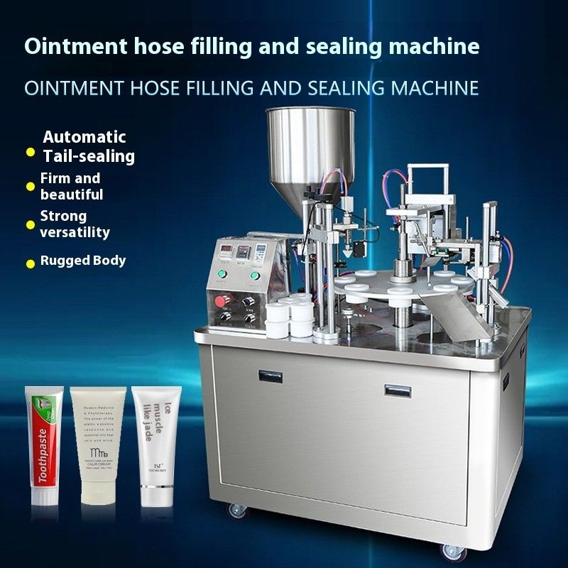 Otomatis Tube Sealer Laminate Toothpaste Lotion Otomatis Lembut Aluminium Plastik Tube Pengisian Dan Mesin Sealing