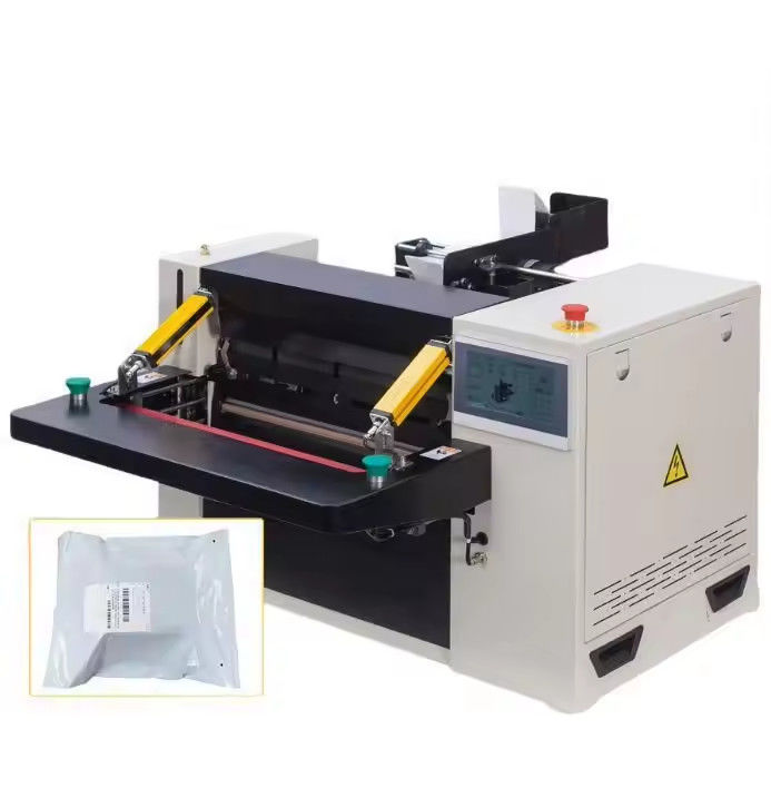 DFD40I Bags Sealing And Labeling Machine Automatic Express Bag Packer E-commerce Bagging Systems Packing Machine Auto Bagger Mesin pengemasan dan penandaan