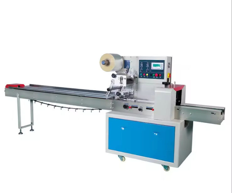 Mesin Pengemasan Horisontal Otomatis Untuk Membakar Roti Burger Donut Food Pillow Aliran Mesin Pengemasan Harga Packing Line