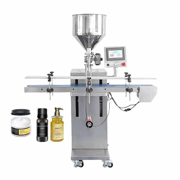 Servo Motor Piston Pump Otomatis Mesin Pengisian Botol Liquid Jam Juice Honey Cosmetic Cream Hot Sauce Paste
