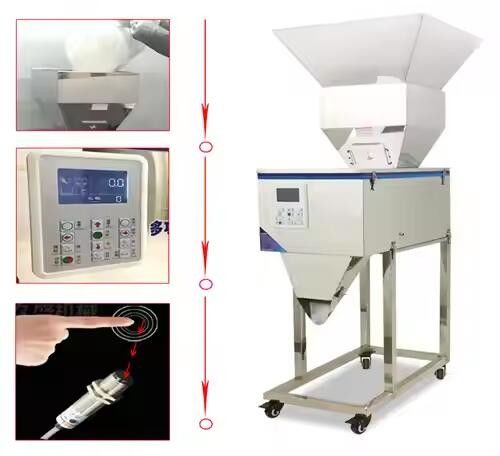 Otomatis 100-2500G Spice / Kopi / Deterjen Mesin bubuk Untuk kantong kantong Kantong Karton Kantong Untuk Air Teh Minuman Beras