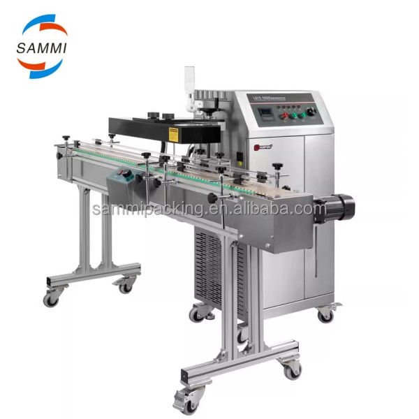 Automatic Floor Type Continuous Induction Sealing Machine Induction Heat Sealer Untuk Botol Plastik Kecil