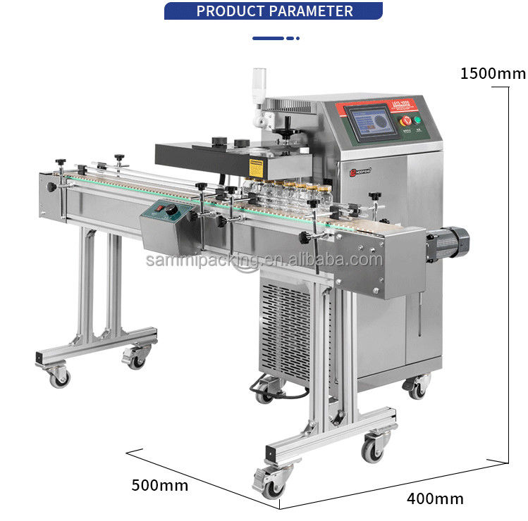 Automatic Floor Type Continuous Induction Sealing Machine Induction Heat Sealer Untuk Botol Plastik Kecil