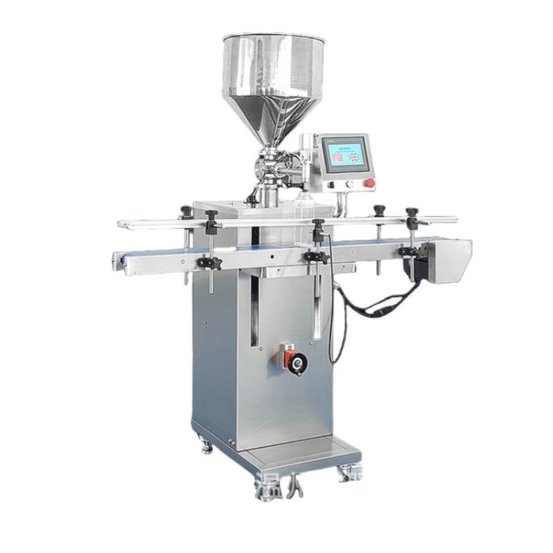 Mesin Pengisi Krim Servo Otomatis Kustom 220V Untuk Sampo Losion Selai Kacang Untuk Semua Produk Cair